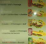 O'dwich Snack menu