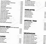 Cafe China Chinese Restaurant menu