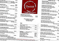 Churchill Cafe menu