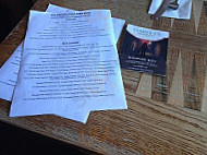 The Abergavenny Arms menu