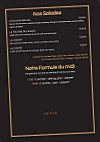 Le Bistrot Du Palais menu