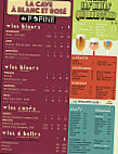 Popine menu