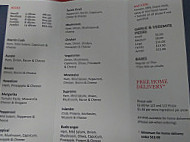 Martin Cash Pizza menu