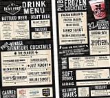 Bent Prop Pub menu