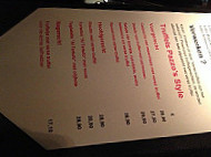 Pazzo menu