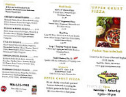 Upper Crust Pizza Co menu