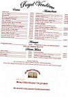 Le Royal Vendome menu