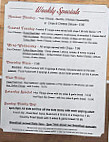 Silk City Saloon menu