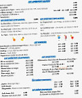 La Vigie menu