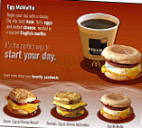 Mcdonald's menu