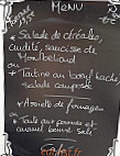 Les Baguettes D'or menu