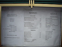 Sauerbratenpalast menu