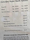 Cruisin Genoa menu