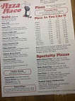 Seder's Pizza Chalet Sub Shp menu