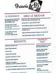 Le Cristal menu