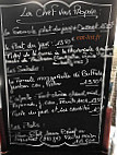 Le Bar a Thym menu