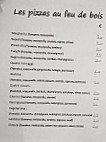 Pizzeria La Moda menu