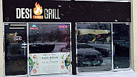 Desi fire grill outside