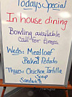 Arc Bowling Lanes menu