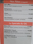 Le Rendez-vous menu