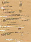 Chez Kimboï menu