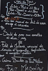 Bistrot Gambetta menu