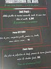 La Trattoria, Pizzerie Le Fournaise menu