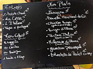 Le France menu