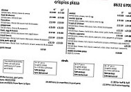 Crispies menu