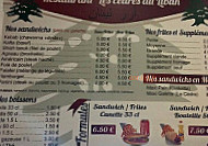 Les Cedres Du Liban De La Rochelle menu