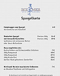 Roemer menu