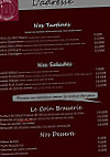 L'adresse menu