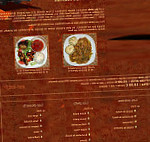 La P'tite Afrik menu