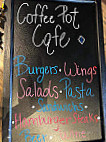 Coffee Pot Cafe menu