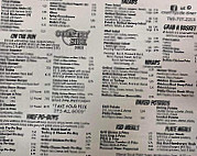 Countryside Diner menu