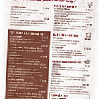 Brasserie Mazo menu