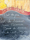 Le Ble Tendre Creperie menu