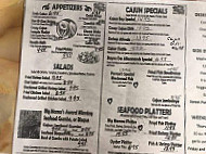 Big Mama's Cajun Kitchen menu