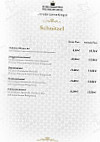 Schlosshotel Wilhelmsthal menu