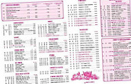 China Buffet menu