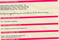 la madone menu