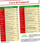 La Storia menu