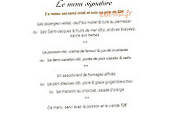 L'Oustalet Maïanen menu