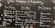 Les Fondues D'augustin menu