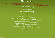 Auberge de la Caille menu