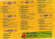 Los Amigos menu