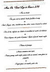 Hostellerie Du Grand Sully menu