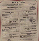 Cracker Barrel Old Country Store menu