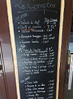 Le Bistrot menu