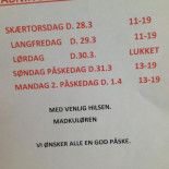 Madkuløren Menu